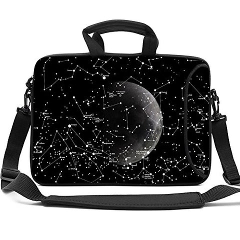 HAOCOO 17 17.3 inch Laptop Shoulder Bag Water-Resistant Neoprene Computer Case Sleeve with Handle