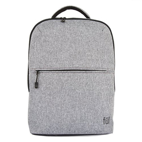 ful Hans Laptop Backpack, Heather Grey, One Size