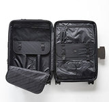 Zero Halliburton Zro 22" Domestic Carry-On 4-Wheel Spinner Luggage In Silver