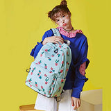 Hey Yoo HY770 Girls School Backpack Waterproof Casual School Bag Bookbag Backpack for Women Teen Girls (Water Blue)
