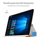 ASUS T102HA-C4-WH Transformer Book 10.1" 2 in 1 Touchscreen Laptop, Intel Quad-Core, White, Pen and