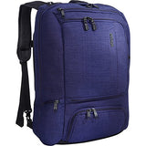 eBags Professional Weekender Carry-On Backpack for Travel & Business - TSA Friendly - Fits 18" Laptop - (Brushed Indigo)