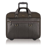 Solo Macdougal 17.3 Inch Rolling Laptop Case, Brown