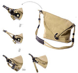 Bibitime Canvas Crossbody Messenger Shouder Bag Adjustable Handbags Gym Pack (11.81 10.24 3.94