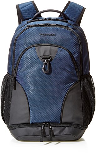 AmazonBasics Sports Backpack, Navy Blue