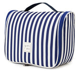 7Senses Hanging Toiletry Bag - Large Capacity Travel Bag for Women and Men - Toiletry Kit, Cosmetic Bag, Makeup Bag - Travel Accessories,Navy Blue