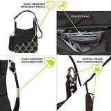 Travelon Anti-Theft Classic Messenger Bag, Black, One Size