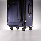American Tourister Luggage Pop Extra 25" Spinner Suitcase (25", Navy)