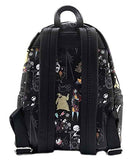 Loungefly Nightmare Before Christmas All Character Mini Backpack Black