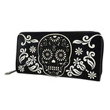 Loungefly Black And White Sugar Skull Wallet
