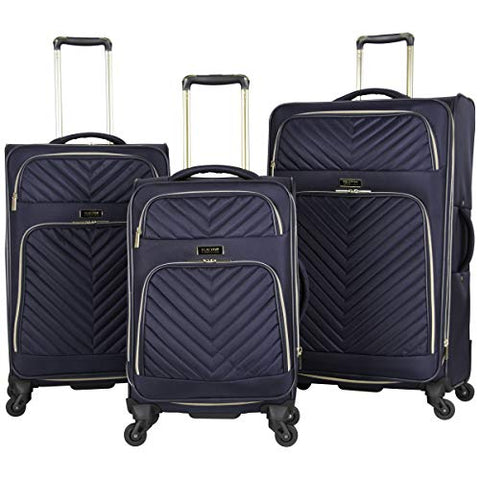 Kenneth Cole Reaction Women'S Chelsea Softside Chevron Expandable 4-Wheel Spinner Luggage