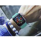 AdMaster Compatible for Apple Watch Band 38mm/40mm, Soft Silicone Replacement Wristband Classic