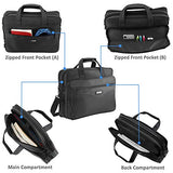 Laptop Bag 15.6 inch, Mens Laptop Briefcase, Expandable Carry on Computer Case, Business Office Attache, Zokaliy Lightweight Water Resistant Shoulder Messenger Bag for MacBook Acer HP Dell, Black