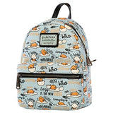 Loungefly Gudetama Faux Leather Mini Backpack Wallet Set