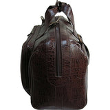 Amerileather Traveler Rock-Print Two Piece Spinner Wheels Luggage Set (Dark