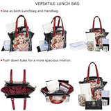 Nicole Lee Women'S Multi-Functional [Red] Lunch Handbag, Insulated Compartment-Elsa'S Dream