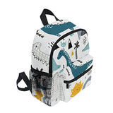 Cute Backpack Schoolbag Dino Scandinavian Style for Kid's Toddler Children