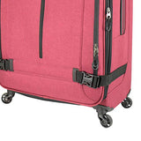 Mia Toro M1135-20In-Pnk Italy Ischia Softside Spinner 20" Carry-On, Pink