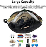 Drawstring Bag for Men Women Bass Fish Fishing Draw Backpack Beam Sackpack with Shoe Compartment Boys Girls Cinch Bags for Fishing Lovers Outdoor Hiking Beach Travel School Swimming Shopping Fitness