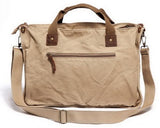 Vagabond Traveler 15" Canvas Messenger Casual Bag With Lift Handle C34.Grn