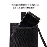 DEW Travel Passport Holder Stash Hidden Neck Pouch RFID Blocking Travel Anti-Theft Hidden Wallet