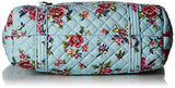 Vera Bradley Iconic Small Vera Tote, Signature Cotton, water bouquet