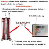 Luggage Skin Protector Clear PVC Transparent Cover for RIMOWA Cabin Multiwheel Salsa Deluxe (for 830.63.50.4)