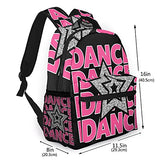 Casual Backpack,Hiphop For Punk Band Star Dance Graphic,Business Daypack Schoolbag For Men Women Teen