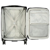 Delsey Luggage Cruise Lite Softside 25" Exp. Spinner Suiter Trolley, Black