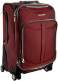 Olympia Tuscany 21" Expandable Airline Carry On TSA Locks,Red