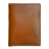 Zlyc Leather Passport Holder Travel Wallet Purse Organizer With Credit Card Slot (Yellow)