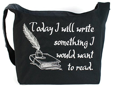 Dancing Participle Something I Want To Read Embroidered Sling Bag