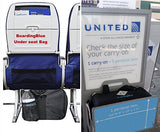 Boardingblue underserat 17” United Airlines Under Seat Personal item Duffel Bag (Blue)