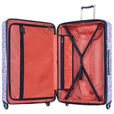 Ricardo Beverly Hills Beaumont 28-inch Check-In Suitcase (White Sparkling Geode Print)