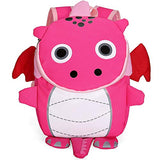 Cute Dinosaur Toddler Backpack for Girls Safety Harness Kids Preschool Rucksack