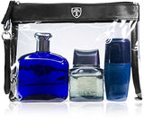 Travando Clear Toiletry Bag With 7 Bottles (Max.3.38Oz) | Tsa Travel Set For Liquids |