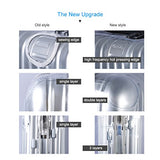 Luggage Cover Protector Clear Pvc Suitcase Protective Cover With Grey Zipper For Rimowa Topas