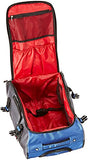 Athalon Luggage 21 Inch Hybrid Travelers Bag (One Size, Sea Blue/Black)