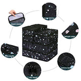 JJ POWER Travel Packing Cubes 6 Set with Bonus Shoe Bag (Starry)