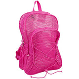 Eastsport Mesh Backpack With Bungee, Pink