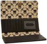 Loungefly LFWA0302 Owl with Heart Eyes Wallet,Brown/White/Black,One Size