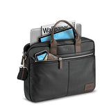 Solo Shorewood Pebbled Leather Briefcase