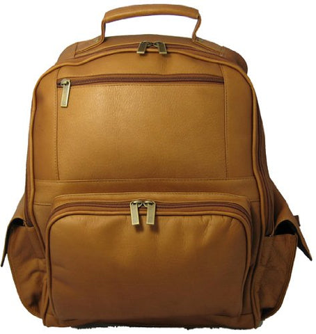 David King & Co. Large Computer Backpack, Tan, One Size