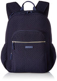 Vera Bradley Iconic Campus Backpack, Microfiber, Classic Navy