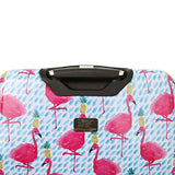 HALINA Bouffants & Broken Hearts Party Flamingos 3 Piece Set Luggage, Multicolor