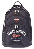 Harley-Davidson Tail of The Dragon Steel Wire Handle Backpack, Black 99220 BLK