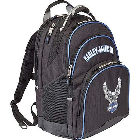 Harley Davidson by Athalon Steel Cable Laptop Backpack (Tail of the Dragon)