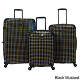 Ben Sherman Glasgow 3-Piece Lightweight Luggage Set Red