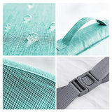 Packing Cubes 7 Pcs Travel Luggage Packing Organizers Set with Laundry Bag (Pale blue)