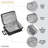 Briggs & Riley Baseline-Softside CX Expandable Carry-On Upright Luggage, Black, 22-Inch